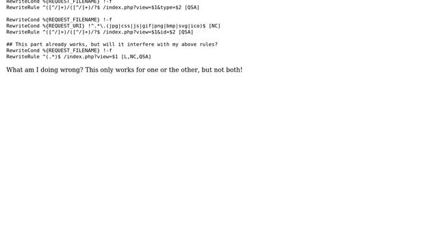 DevOps & SysAdmins: Multiple mod_rewrite parameters for same php file смотреть онлайн