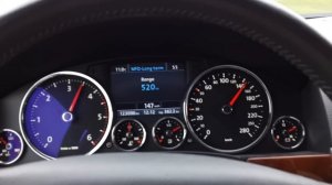 Туарег 3.0 TDI 239 л.с., разгон с 0-100=9 сек; с 0-180=33 сек