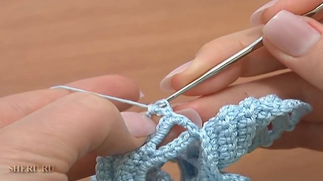 How To Crochet Folded Petal Flower Урок 57 Часть 2 из 2 Вяжем крючком смотреть онлайн