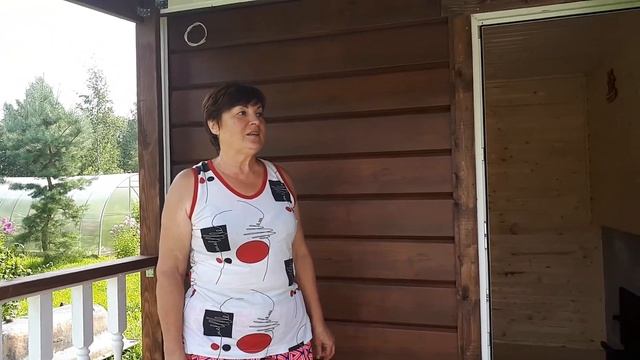 Видео отзыв Заказчика о бане "Пятёрочка с крыльцом". смотреть онлайн