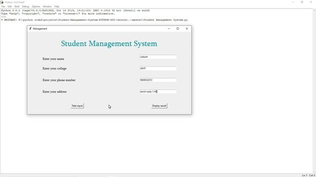 Student Management System | Student Management System Using Python and SQL смотреть онлайн