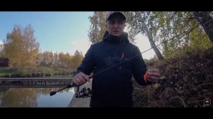 Форель на силикон. Ловля форели на платном пруду в октябре.