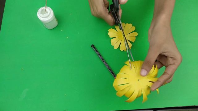 Easy way to Make Beautiful Paper Flowers | Paper Stick Flowers |bongo craft and life hack смотреть онлайн
