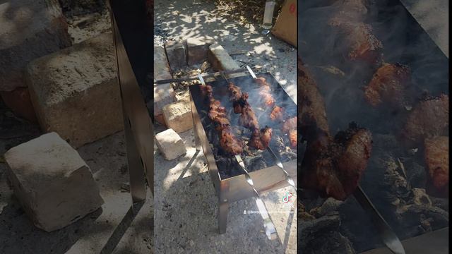 Шашлычки на природе #shorts #шашлыки смотреть онлайн