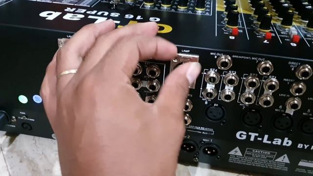 Riview mixer 16ch GT-Lap Super..Tone 6 aux 6 смотреть онлайн