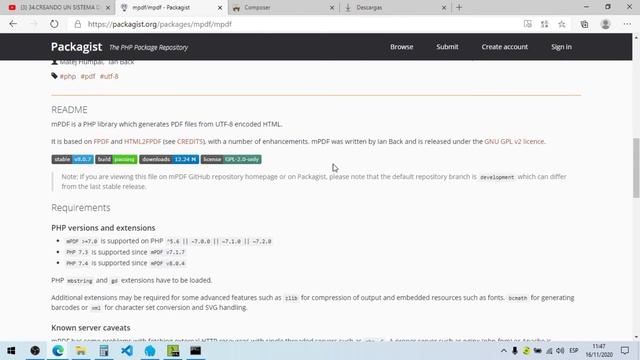 48. Creando un sistema compra y venta PHP + AJAX - Instalando composer y descargando mpdf смотреть онлайн