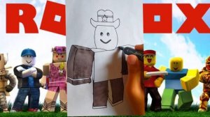 как нарисовать роблокс персонажа. how to drawing Roblox character. #character #roblox #роблокс