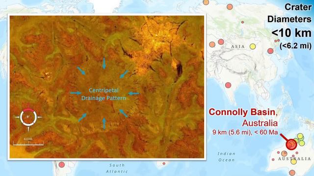 200 Earth Impact Craters Mapped by Size and Age смотреть онлайн