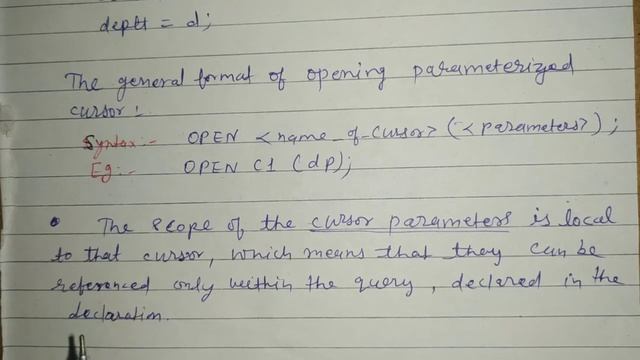 |Types of cursor (parameterized cursor) | dynamic cursor class-12, mca, bca, O-level смотреть онлайн