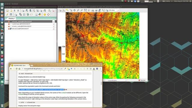 Getting started with GRASS GIS GUI смотреть онлайн