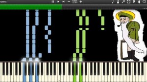 Дед Максим на пианино (туториал) сложная версия (arr. Maxim Goryachev)