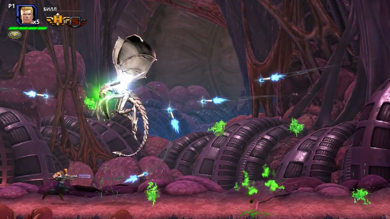 Contra: Operation Galuga [RUS,без комментариев]. Часть 7: Улей чужих.