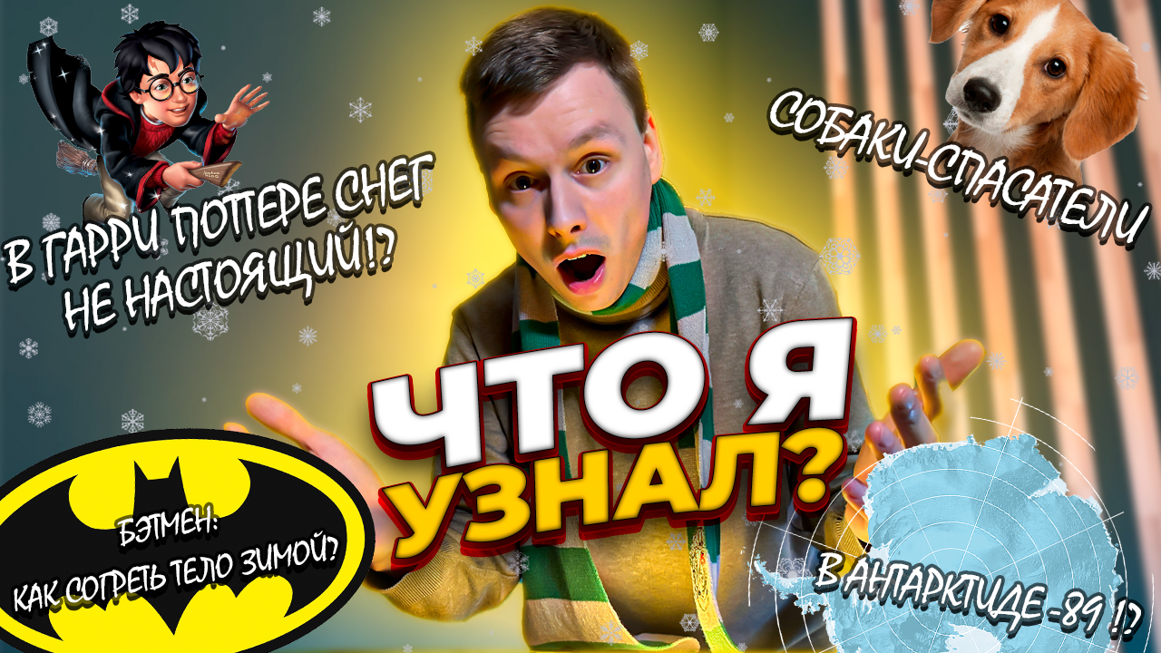 ЧТО Я УЗНАЛ?| -89 в Антарктиде? | Что у собак-спасателей на шее? смотреть онлайн