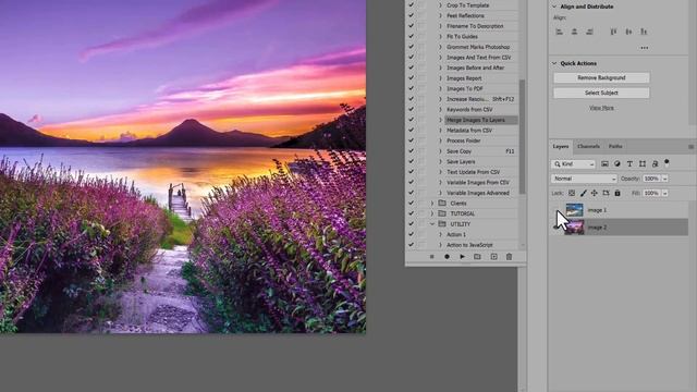 Photoshop Script Merge Images To Layers смотреть онлайн