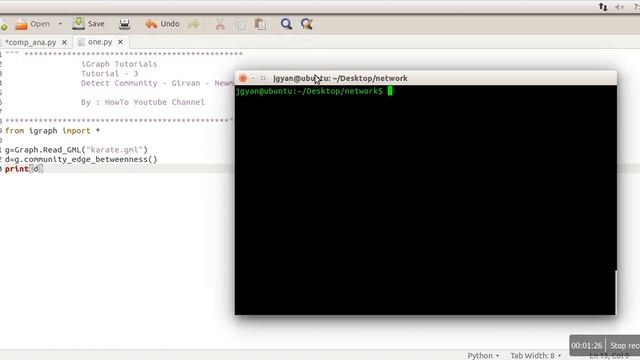 How to Execute Girvan Newman Community Detection method and calculate modularity using igraph in Py смотреть онлайн