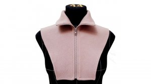 Манишка с воротником стойкой на молнии, модель Венеция (есть выкройка)