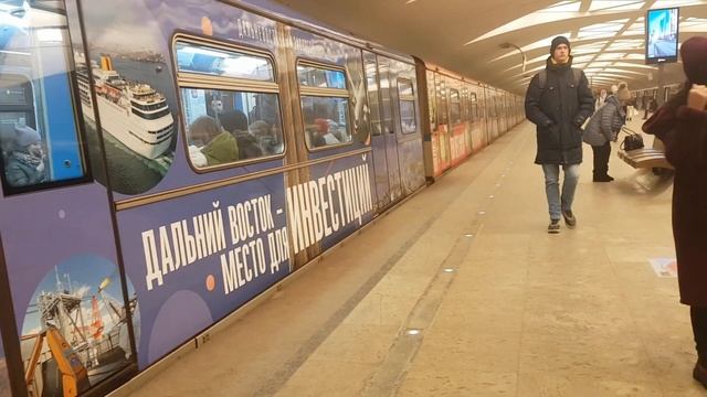 Поезд ДАЛЬНЕВОСТОЧНЫЙ ЭКСПРЕСС на Арбатско - Покровской линии метро смотреть онлайн