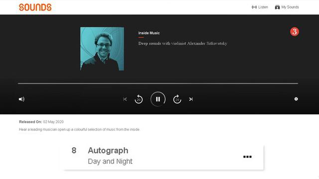 «Автограф» на радио BBC 3 - День и ночь смотреть онлайн