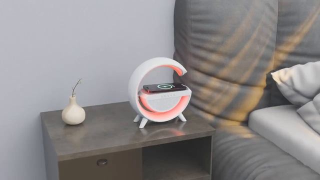 SM2301 Wireless Speaker 6 Lighting Modes Wireless Charging смотреть онлайн