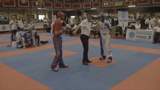 Thomas Hunter v Mattia Amatuzio WAKO Junior and Cadet World Championships 2016 смотреть онлайн
