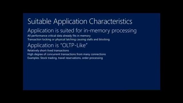 Microsoft SQL Server 2014 In Memory OLTP Overview 62 смотреть онлайн