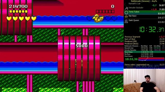 Battletoads GENESIS 16 bit Speedrun Warp - Батлтоадс Сега Генезис Спидран Мирово.mp4 смотреть онлайн