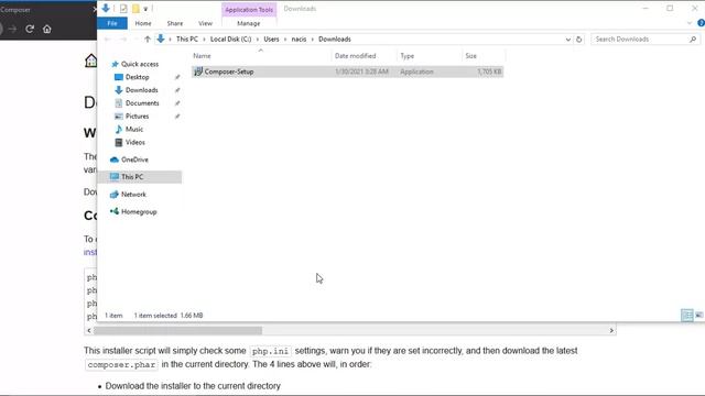 How To Install Composer in Windows смотреть онлайн