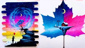 Простые идеи для рисования начинающим. Урок рисования