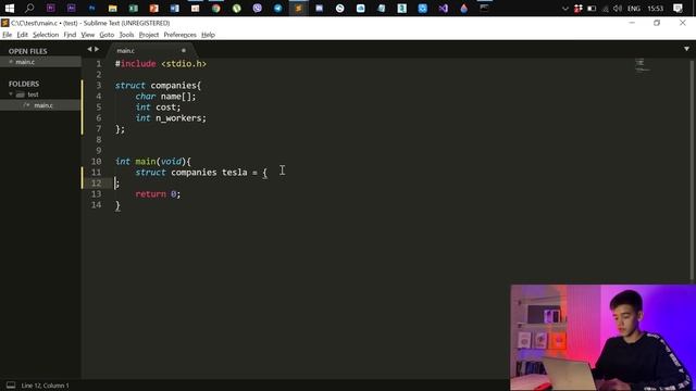 Структуры в СИ для начинающих (часть 1) смотреть онлайн