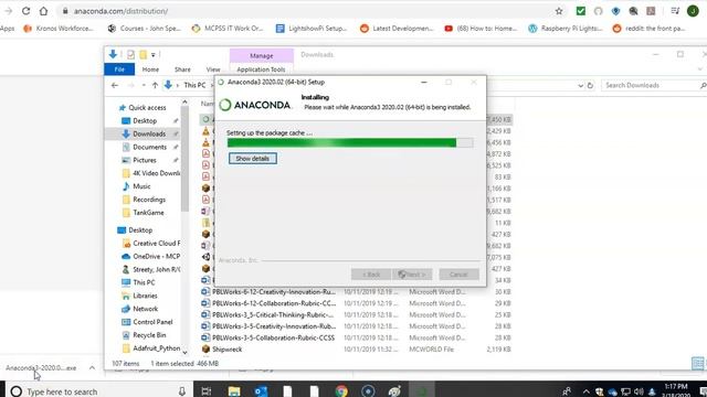 Installing Anaconda and pygame смотреть онлайн