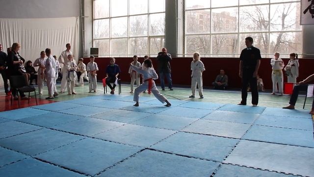 Открытый Чемпионат Днепропетровской области ката Низола Мария Лагно Дарья смотреть онлайн