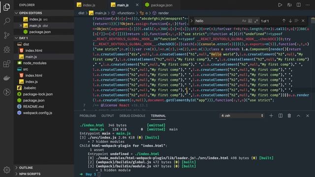 React Tooling Webpack and Babel #06 смотреть онлайн