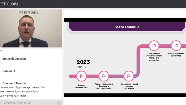 Большие новости от основателя MOST GLOBAL 15.06.23[#экосистема] смотреть онлайн