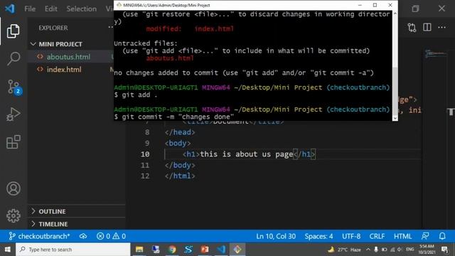 Git Branching and Merging step by step in hindi | #bugstophere | By Akhilesh смотреть онлайн