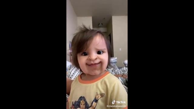 Kids reaction to funny filter | TikTok смотреть онлайн