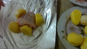 Горшочки из фольги * Курица с картошкой ПОРЦИОННО * Рецепты для ленивых * Оставайтесь дома