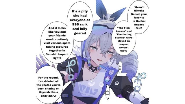 Bullying Silver Wolf (Honkai Star Rail) смотреть онлайн