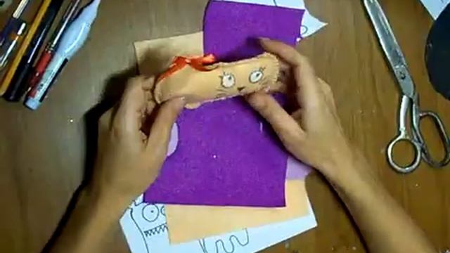 Урок2 Фетр Шьем монстра часть1 смотреть онлайн