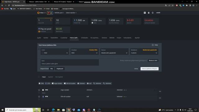 RXD (RAD)-MİNİNG-KAZIMI-AMD-NVİDİA-HİVE OS смотреть онлайн