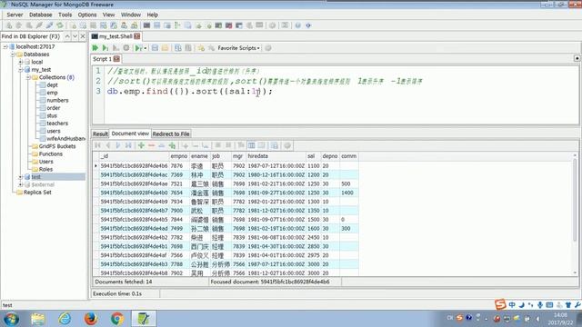 14 尚硅谷 MongoDB入门 sort和投影 смотреть онлайн