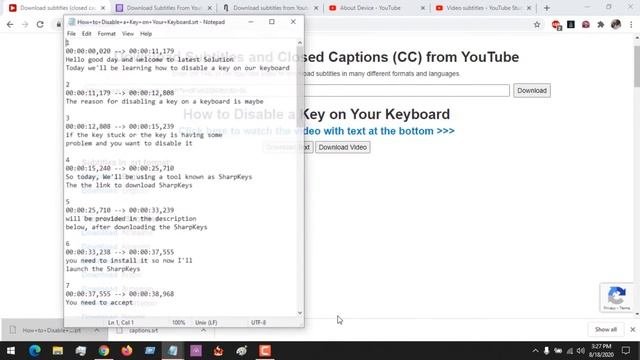How to Download YouTube Video Subtitle or Closed Caption смотреть онлайн