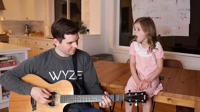 Shallow (Lady Gaga and Bradley Cooper from A Star Is Born) - 7-Year-Old Claire Crosby and Dad Cover смотреть онлайн