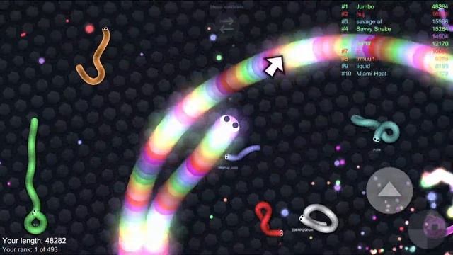 Slither.io 1 Hacker Snake Vs Pro Snakes Epic World Record Slitherio Gameplay