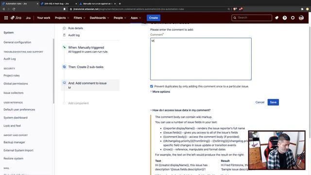 Jira Cloud Automation - Manually trigger a rule смотреть онлайн