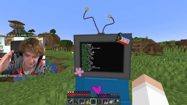 TommyInnit SPAWNED HIS TWITCH CHAT IN MINECRAFT! смотреть онлайн