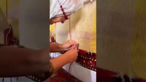 как ткут ковёр. Мастер класс от Написат Гусейновой