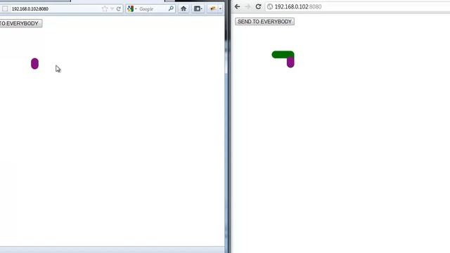 HTML5 Canvas and Websockets to draw using arrow keys смотреть онлайн