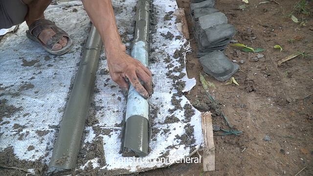 Unique Idea! Build Ahouse On A Cement Tree смотреть онлайн