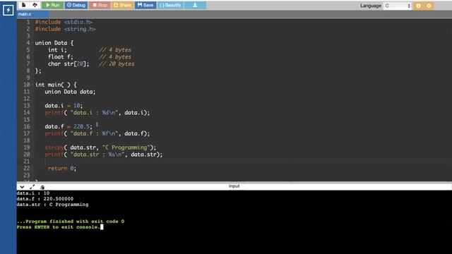 [CPE100] C Union Enum LinkedList смотреть онлайн