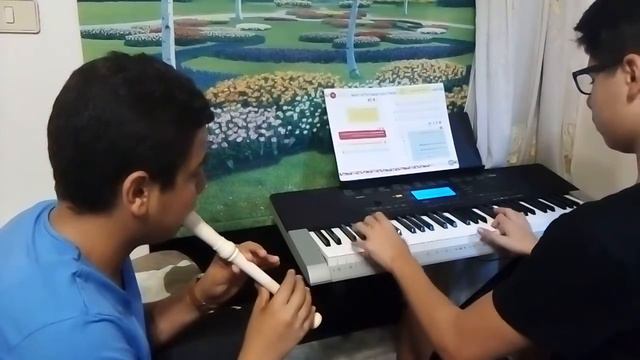 Polyushka Pole keyboard+recorder смотреть онлайн